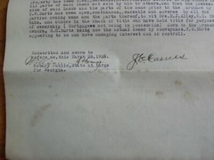 Antique 16 Page Title Abstract-1883-1928-Cobb County Georgia-HandDrawn Map-Burtz