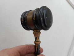 1955 AHAA American Animal Hospital Association Veterinary Judge Gavel Hammer