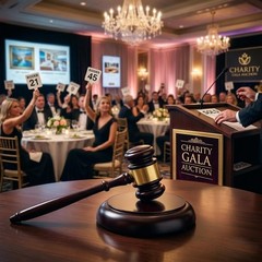 Professional Solid Wood Judge Gavel & Sound Block – Clear Strike for Ceremonies