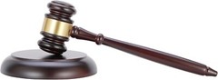 Wooden Gavel and Sound Block Set for Judges, Lawyers, Auctions, Meetings, 10.35″