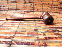BEAUTIFUL HARDWOOD GAVEL – HARDWOOD HAMMER, NICE!!!!
