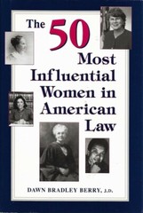 Sandra Day O”Connor Signed Book, The 50 Most Influential Women in American Law