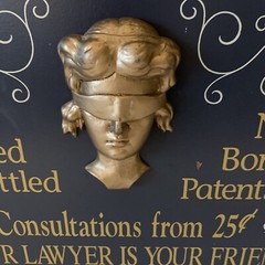 Attorney At Law Wood Plank Sign with Personalized Nameboard