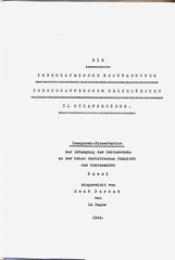University of BASEL 1944 Vol German Language Doctorate Thesis, Faculty of Law