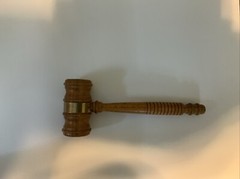 Detroit City Hall Wooden Gavel no-base-dated 1868-1961