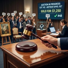 Durable Wooden Gavel with Matching Sound Block