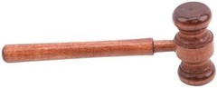 Brown Handmade Wooden Gavel, Vintage Judge Gavel, Auction Gavels, Props and Clot