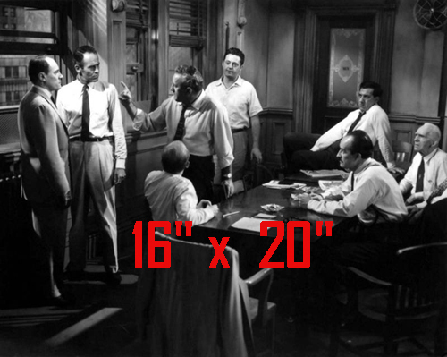 12 Angry Men~Jury~Judge~Courtroom~Attorney~Photo~Poster~16″ x 20″