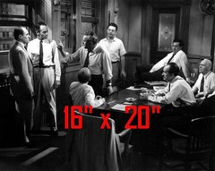 12 Angry Men~Jury~Judge~Courtroom~Attorney~Photo~Poster~16″ x 20″