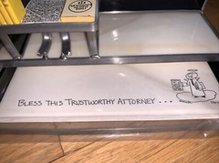 Unique ATTORNEY AT LAW Desk Paper Holder – CUSTOM MADE / UNIQUE