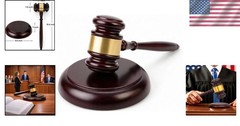 Wooden Gavel Set with Sound Block