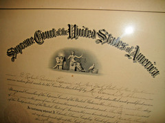 Antique U.S. Supreme Court Appointment Document New York 1930’S RARE Borduer