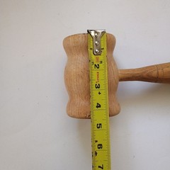 Large Solid Oak Wooden Gavel Wood Judge Auctioneer Mallet 11” Meeting Hammer