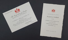 1957 American Bar Lawyer Convention ABA Invitation Guildhall London England UK