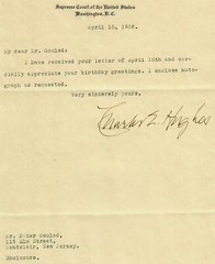 “Supreme Court Chief Justice” Charles Hughes Hand Signed TLS Dated 1936