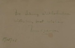 RARE! “Supreme Court Justice” Tom C. Clark Hand Signed 3X5 Card Dated 1948