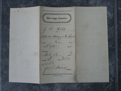 1898 Marriage License-J T Hall & Maggie Hubbard-Floyd County Georgia