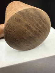 Vintage Some Turning Details Med Dark Solid Wood Judge’s Gavel Approx. 11”