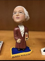 James Wilson Bobblehead Green Bag Supreme Court Justice – NEW; NO BOX