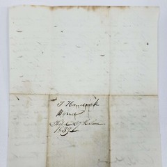 1836 Iowa Territory Henry County Filed 1839 Land Contract Bond HDCLC3614