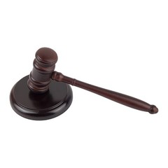 Wooden Gavel and Sound Block Set for Lawyer Judge Auction Sale Meetings