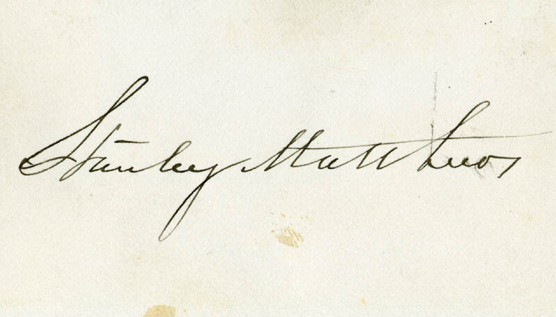 STANLEY MATTHEWS – SIGNATURE(S)