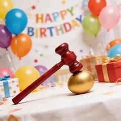 Gavel Set of 2, 6.6 Inch Solid Wood Judge’s Gavel, Loud & Durable for Courtroom,