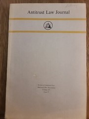 Antitrust Law Journal Section of Antitrust Law American Bar Association Vol 43
