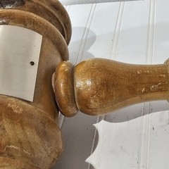 Citi Sell HUGE 1978 Solid Wood Gavel Judge Auctioneer Mallet Hammer R.KOVHCEVICH