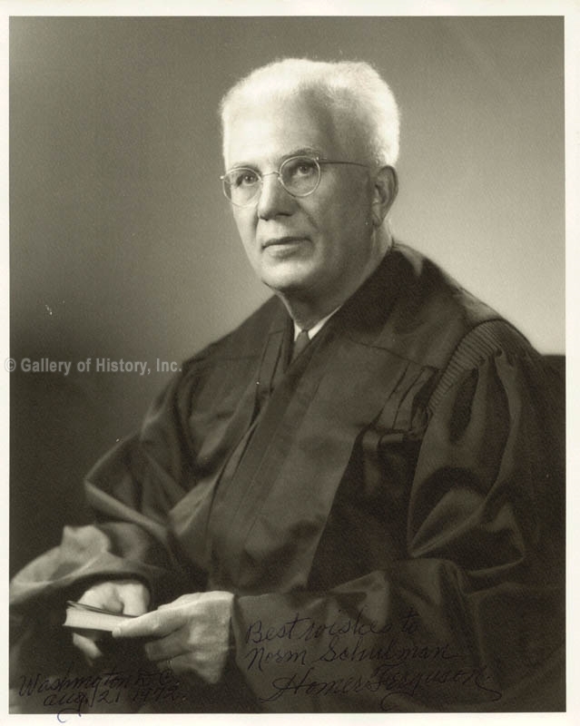 HOMER FERGUSON – INSCRIBED PHOTOGRAPH SIGNED 08/21/1972