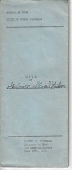 5 Vintage 1911 – 1949 STATE OF SOUTH CAROLINA Legal Documents: Will, Probate,