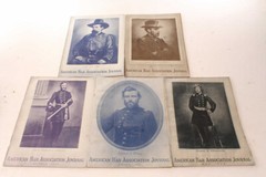 5 Vintage 1940s American Bar Association Journal Magazines Civil War Officer Cov
