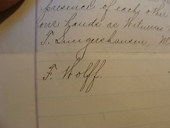 vintage paper: LAST WILL AND TESTAMENT OF THEODORE MOSER, MACOMB COUNTY, MI 1882