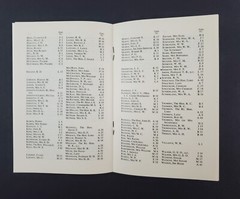 1957 American Bar Lawyer Convention ABA Banquet Edinburgh Scotland UK Seat Plan