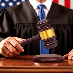 Wooden Gavel and Block Set, Wooden Gavel and Sound Block Set for Lawyer Judge Au