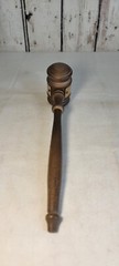 Vtg Solid Wood Gavel 10”W/Box POS Inscribe Temple Treasures F.N.KINSTNER Chicago