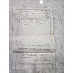 Vintage Antique Horse Bill of Sale 1938 Denver Colorado Paper 75 Dollars