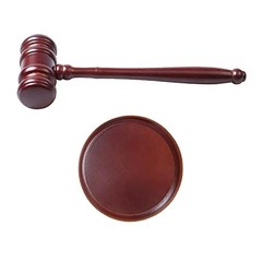 Handmade Wooden Gavel Block Set, Perfect for Judge Lawyer Auction Court Stude…