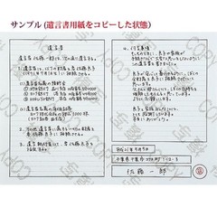 Kokuyo last will and testament paper, envelopes paper envelope draft LES-W [7i5]