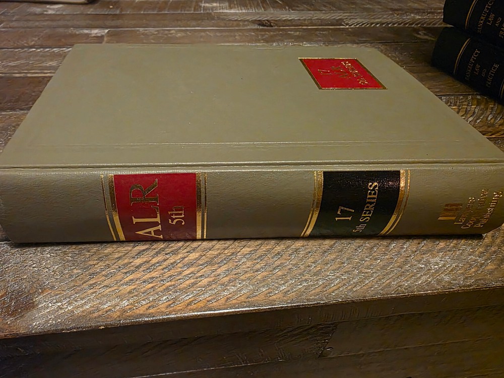 Law Reference Book American Law Reports 5th series Volume #17