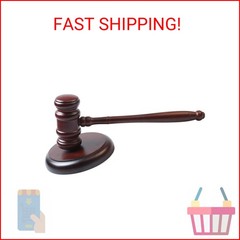Handmade Wooden Gavel and Block Set Perfect for Lawyer Judge Auction Sale Meetin