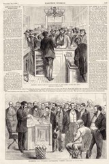 NEW YORK CITY HALL Naturalization Bureau Citizenship Certificate 1868 Immigrants