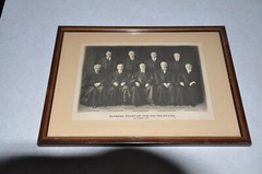 1932 Supreme Court Of The United State Framed Original Picture