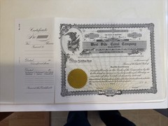Vintage Early 20th Century West Side Canal, Dillon, MT Stock Certificate