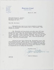 JOHN R. DETHMERS – TYPED LETTER SIGNED 03/17/1964