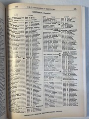 The CRC Law List 1960 Attorney Directory ABA American Bar Association