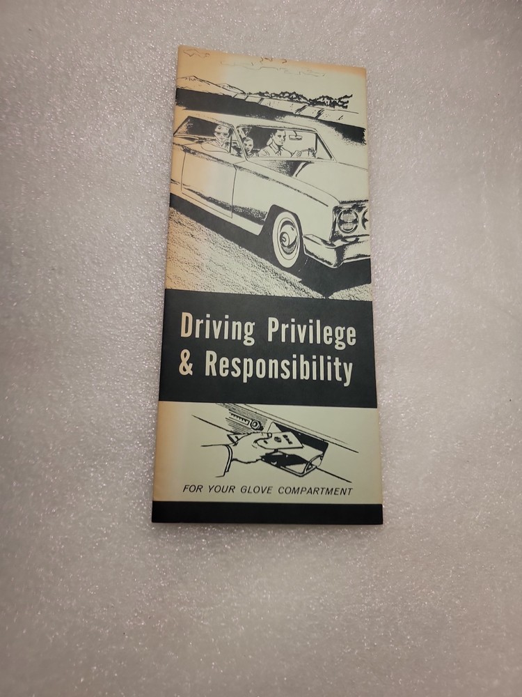 Vintage 1962 State Bar of California Report Driving Privilege Office Pamphlet