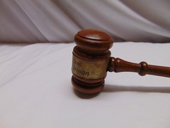 vintage Wooden Gavel Business Advisory Council Honorary Chairman 10″ long
