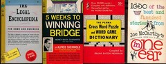 4 POCKET PERMA crosswords LEGAL ENCYCLOPEDIA 1960s vintage PAPERBACKS 128857