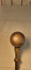 Vtg Solid Wood Gavel 10”W/Box POS Inscribe Temple Treasures F.N.KINSTNER Chicago